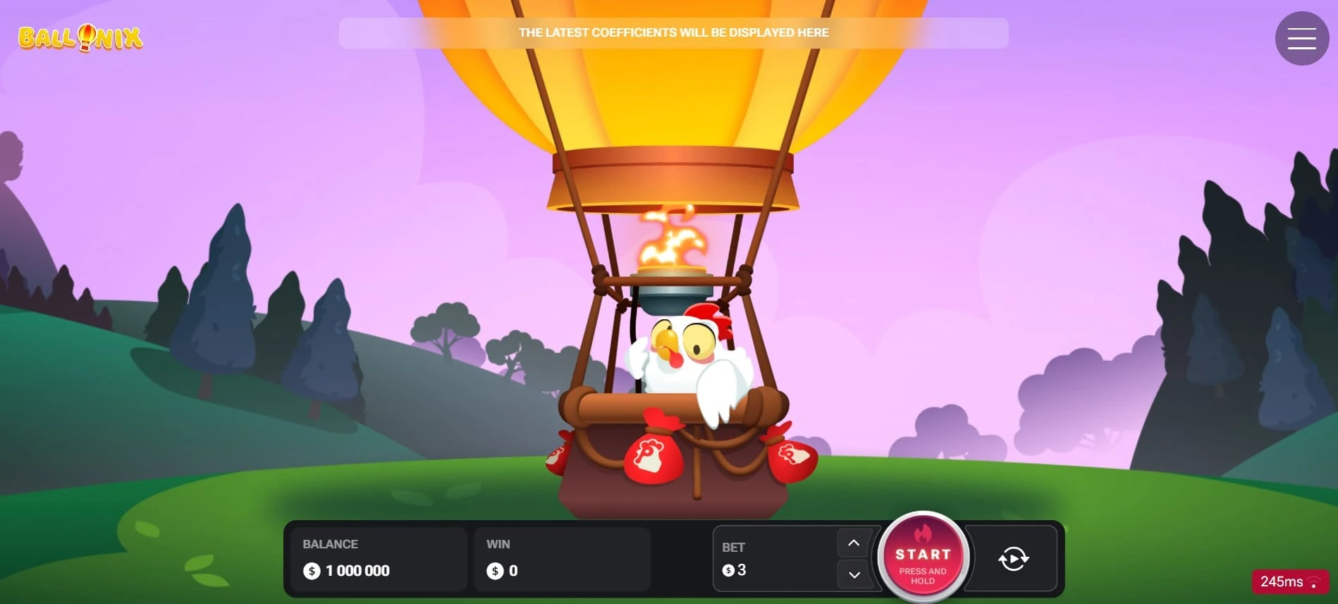 Ballonix demo.
